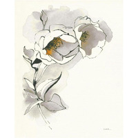 Carols Roses II Taupe -Paper Art-24"x30"