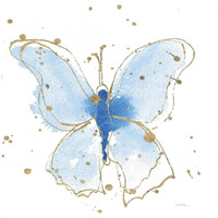 Gilded Butterflies V -Paper Art-20&quotx20"