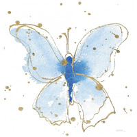 Gilded Butterflies V -Paper Art-26&quotx26"