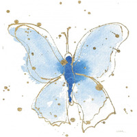 Gilded Butterflies V -Paper Art-32"x32"