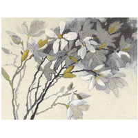 Magnolias Yellow Gray -Paper Art-42"x32"