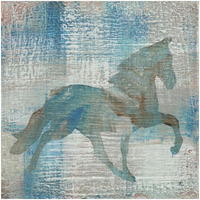 Cheval II -Paper Art-32"x32"