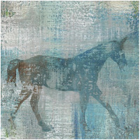 Cheval I -Paper Art-32"x32"