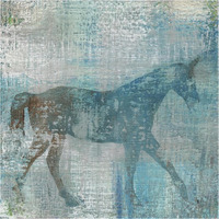 Cheval I -Paper Art-38"x38"