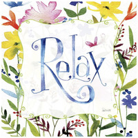 Relax -Paper Art-42"x42"