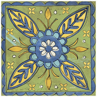 Tuscan Sun Tile III Color -Paper Art-26"x26"