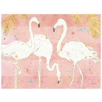 Flamingo Fever IV -Paper Art-26&quotx20"