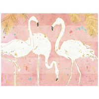 Flamingo Fever IV -Paper Art-42&quotx32"