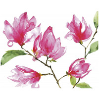 Bright Magnolias -Paper Art-30&quotx24"