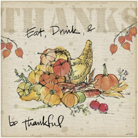 Be Thankful III -Paper Art-32"x32"