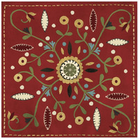 Festive Tiles IV Red WAL - PILLOW -Paper Art-42&quotx42"