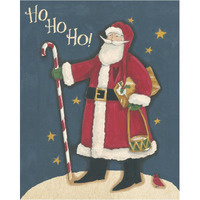 Vintage St.Nick II -Paper Art-30"x37"