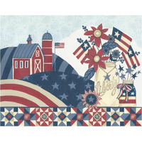 American Country I -Paper Art-37&quotx30"