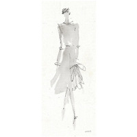 La Fashion I Gray -Paper Art-22&quotx52"