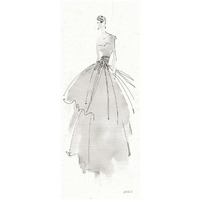 La Fashion II Gray -Paper Art-14&quotx32"