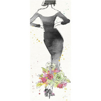 Floral Fashion I -Paper Art-26"x62"