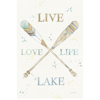 Lakehouse V v2 -Paper Art-14"x20"