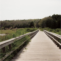 Beach Boardwalk -Paper Art-38"x38"