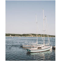 Cape Cod Sailboats -Paper Art-26.9&quotx32"