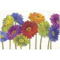 Colorful Gerbera Daisies -Paper Art-50"x34"