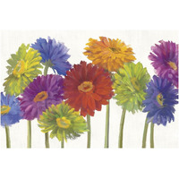 Colorful Gerbera Daisies -Paper Art-62&quotx42"