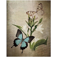 Butterfly Botanical II -Paper Art-18"x22"