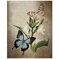 Butterfly Botanical II -Paper Art-22"x26"