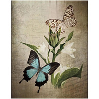 Butterfly Botanical II -Paper Art-24"x30"