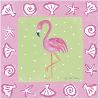 Flamingo Dance II -Paper Art-42"x42"