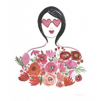 Valentine Chic I no Words -Paper Art-18"x22"