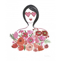 Valentine Chic I no Words -Paper Art-22"x26"