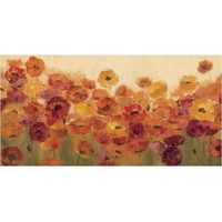 Summer Poppies -Paper Art-74"x38"