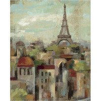 Spring in Paris II -Paper Art-30"x37"