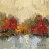 Fall Riverside I -Paper Art-32&quotx32"