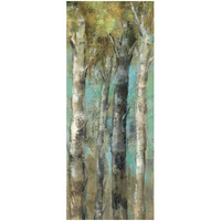 April Birch Forest Panel -Paper Art-14"x32"