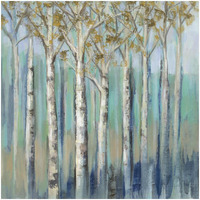 Birches at Dawn -Paper Art-32"x32"