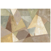 Geometric Abstract Neutral -Paper Art-20"x14"