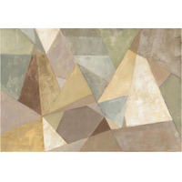 Geometric Abstract Neutral -Paper Art-38"x26"