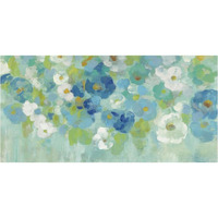 Spring Aroma I White Flowers -Paper Art-74"x38"