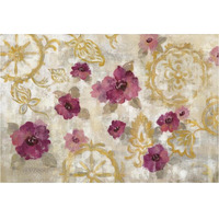 Elegant Fresco Floral -Paper Art-38"x26"