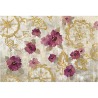 Elegant Fresco Gold Floral -Paper Art-62"x42"