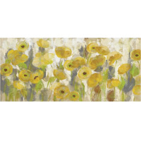 Floating Yellow Flowers I -Paper Art-38&quotx18.2"