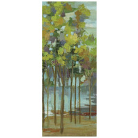 Spring Trees Panel II -Paper Art-18"x42"