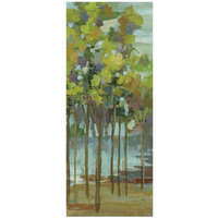 Spring Trees Panel II -Paper Art-32"x77"