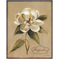 December Magnolia Vintage -Paper Art-18"x22"