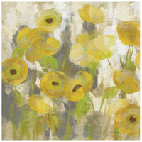 Floating Yellow Flowers IV -Paper Art-26"x26"