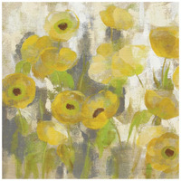 Floating Yellow Flowers IV -Paper Art-42"x42"