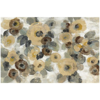 Neutral Floral Beige I -Paper Art-50"x34"