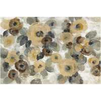 Neutral Floral Beige I -Paper Art-62"x42"