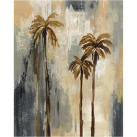 Palm Trees I -Paper Art-30"x37"